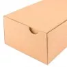 Cutie postere cu autoformare 130x85x65 mm, carton natur microondul E, FEFCO 0427