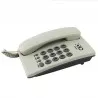 Telefon fix cu fir, 16 taste, functie Mute, Pause, Redial, Hold, Alb, OHO