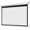 Ecran pentru proiectie 100 inch, format 16:9, portabil, sistem prindere, alb mat