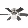 Ventilator cu lustra, 60W, montare tavan, E27, 6 palete, 3 viteze, IP20