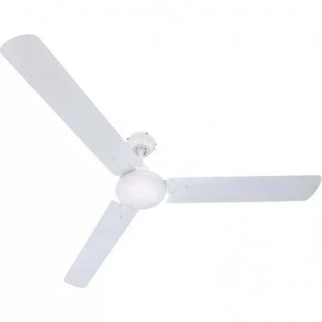 Ventilator de tavan, 3 trepte viteza, 3 palete metal, diametru 142cm, alb