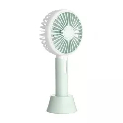 Mini ventilator portabil cu difuzor aromaterapie, 2.7W, 3 viteze, incarcare USB