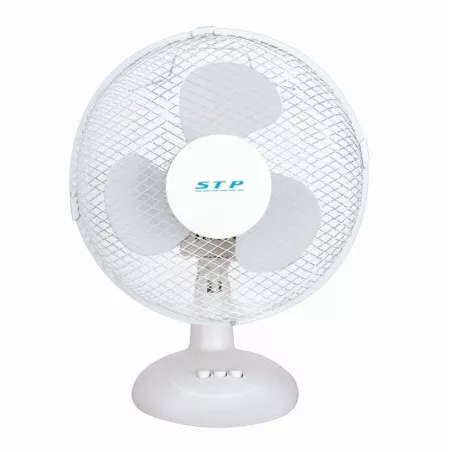 Ventilator de birou 25W, diametru 23 cm, 2 trepte de viteza, functie oscilare