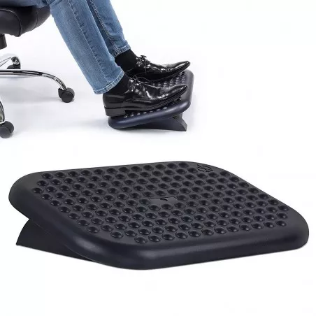 Suport pentru picioare, design ergonomic, unghi inclinare 15 grade, suprafata antiderapanta