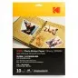 Hartie foto autoadeziva A4, Glossy, pentru imprimante Inkjet, 120g/mp, top 10 coli, Kodak