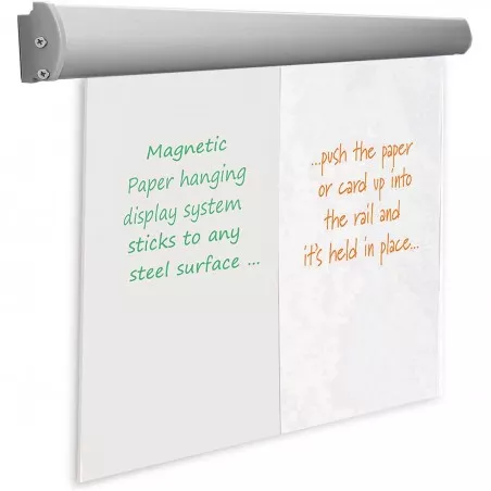 Suport magnetic pentru foi flipchart, agatatori reglabile, 70 cm, ProCart