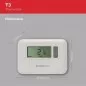 Termostat ambiental cu fir, display LCD iluminat, programare pe 7 zile