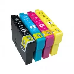 Cartus inkjet compatibil pentru Epson 502XL, BK/C/Y/M, capacitate mare