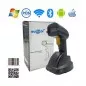 Cititor cod bare 2D Bluetooth, wireless 2.4G, ARM 32-bit Cortex, 500 pulsatii/sec, suport andocare, Euccoi