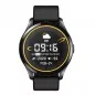 Smartwatch Bluetooth cu termometru, nivel oxigen, nivel imunitate, tensiune, 15 functii, iOS/Android, LCD tactil 1.28"