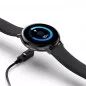 Smartwatch Bluetooth cu termometru, nivel oxigen, nivel imunitate, tensiune, 15 functii, iOS/Android, LCD tactil 1.28"