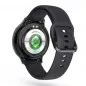 Smartwatch Bluetooth cu termometru, nivel oxigen, nivel imunitate, tensiune, 15 functii, iOS/Android, LCD tactil 1.28"