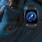 Smartwatch Bluetooth cu termometru, nivel oxigen, tensiune arteriala, 15 functii, iOS/Android,  LCD 1.3” TFT, IP67