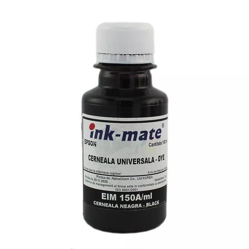 Cerneala universala refill Dye pentru imprimante Epson, Black