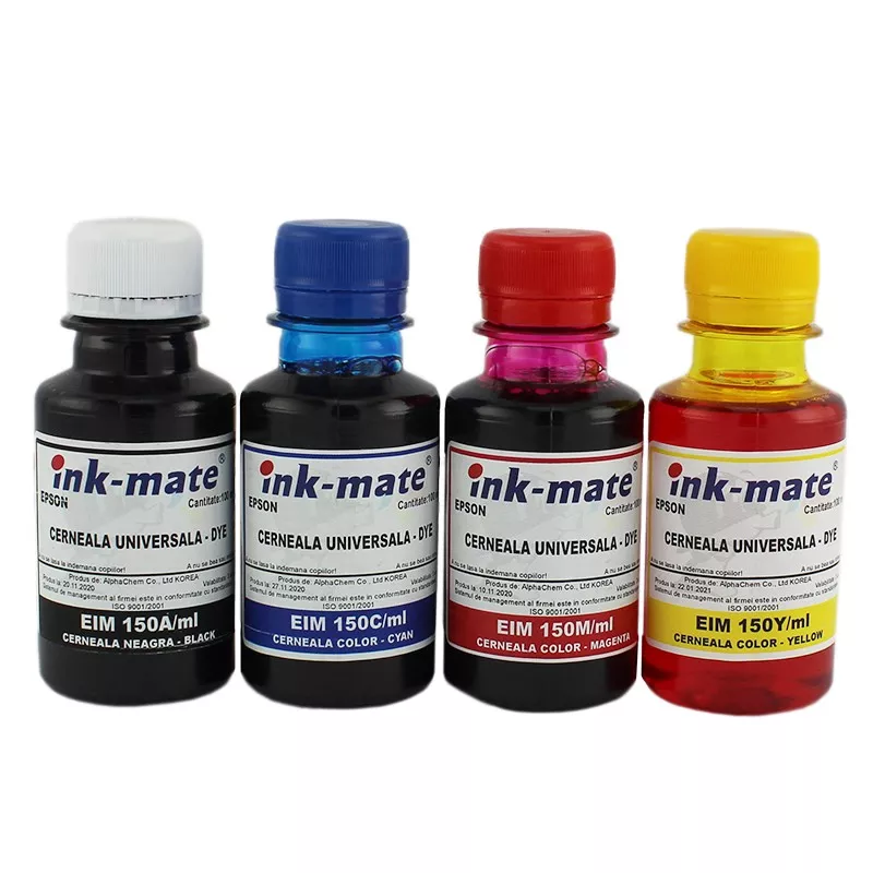 Cerneala refill CISS Epson in 4 culori