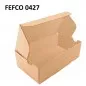 Cutie cu autoformare 180x130x70 mm, carton natur microondul E 360 g, FEFCO 0427