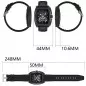 Smartwatch bluetooth 5.0, ecran tactil 1.57 inch, iOS si Android, 20 functii, tensiune, puls, oxigen, IP67