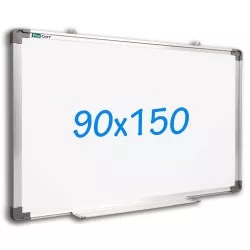 Tabla magnetica whiteboard premium, 90x150 cm, rama aluminiu, tavita markere