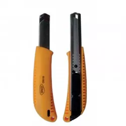 Cutter profesional retractabil, 18 mm, 6 lame incluse