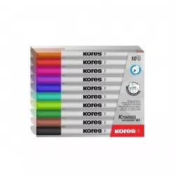 MARKER WHITEBOARD SET 10 SLIM KORES