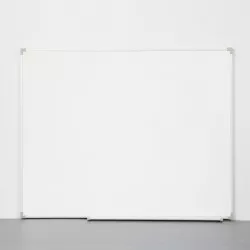 Tabla magnetica whiteboard, 90x120 cm, rama aluminiu slim, suport markere 