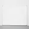 Tabla magnetica whiteboard, 90x120 cm, rama aluminiu slim, suport markere 