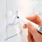 Tabla magnetica whiteboard, 90x120 cm, rama aluminiu slim, suport markere, RESIGILAT