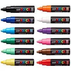 Marker cu vopsea, scriere 4.5 - 5.5 mm, uscare rapida, solubil