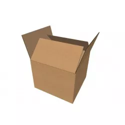 Cutie carton 100x100x100 mm, natur, 3 straturi CO3, 420 g/mp