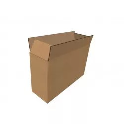 Cutie carton 250x80x160 mm, natur, 3 straturi CO3, 420 g/mp