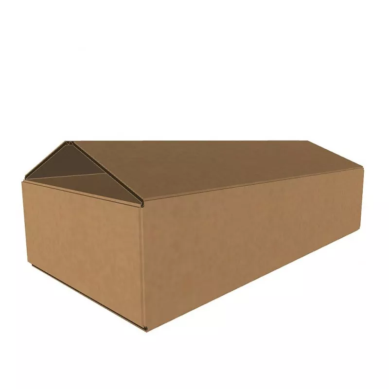 Cutie carton 170x160x80 mm, natur, 3 straturi CO3, 420 g/mp