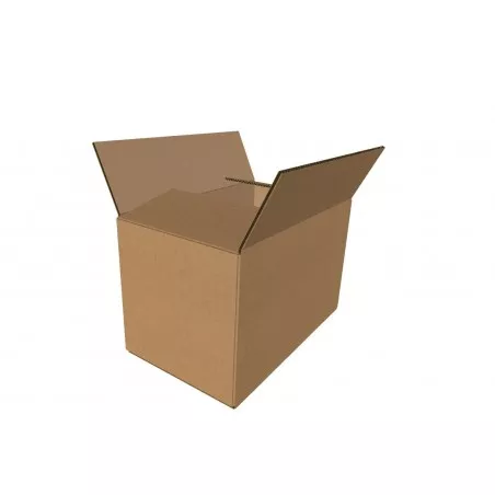 Cutie carton 100x100x100 mm, natur, microondul E 360 g/mp