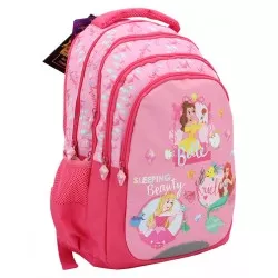 Ghiozdan Disney pentru fetite, 4 compartimente, clasele primare, inaltime 46 cm