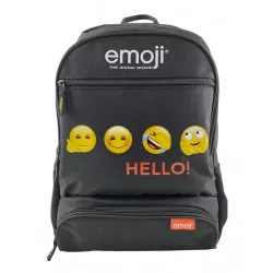 GHIOZDAN GIMNAZIU EMOJI CLASIC NEGRU HELLO PIGNA