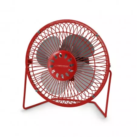 ESPERANZA 6" USB VENTILATOR YUGO RED