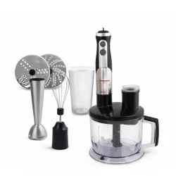 Blender de mână ESPERANZA CREMA 800W TIJĂ DE OȚEL INOX și SET COMPLET