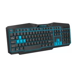 TASTATURA USB ILUMINATA DE JOC ESPERANZA TIRIONS ALBASTRU