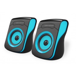 ESPERANZA USB STEREO SPEAKERS 2.0 FLAMENCO NEGRU/ALBASTRU