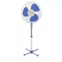 VENTILATOR DE RĂCIRE ​​PEDESTAL ESPERANZA 16 INCH HURRICANE ALB-ALBASTRU