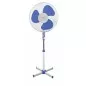 Ventilator Esperanza Hurricane, 3 trepte, protectie supraincalzire, 50Hz, 50W, 220-230V, 130 x 50 cm, alb/albastru