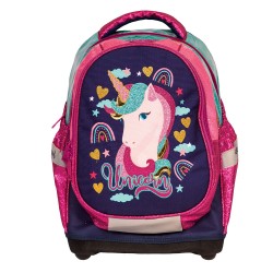 Ghiozdan anatomic compartiment laptop, UNICORN, 42x34x22 cm - S-COOL