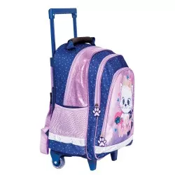 Ghiozdan trolley KITTY, 38x29x14 cm - S-COOL