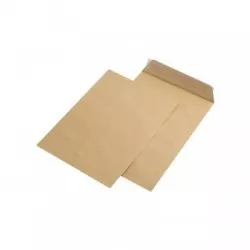 Set 50 plicuri B5 Kraft natur 175x250mm