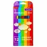 Creioane color hexagonale, 12 buc/set - NEBO