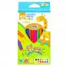 Creioane color, flexibile, jumbo,12 culori/set - S-COOL