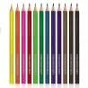 Creioane color, flexibile, jumbo,12 culori/set - S-COOL