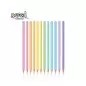 Creioane colorate, pastel, forma triunghiulara, grosime mina 3 mm, set 12 culori