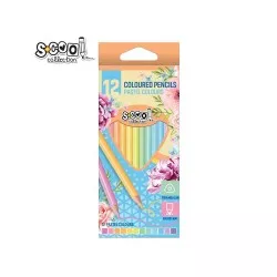 Creioane color, pastel, 12 cul/set - S-COOL