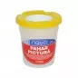 Pahar pictura, cu capac suport pensula, material plastic, 175 ml