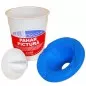 Pahar pictura, cu capac suport pensula, material plastic, 175 ml